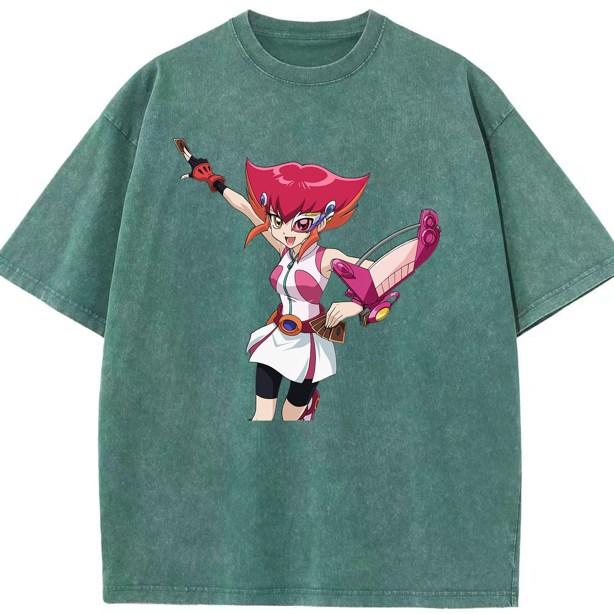 （画像用） 遊☆戯☆王 Yu-Gi-Oh! 綿100% ヴィンテージ風 半袖Tシャツ（フロントプリント）